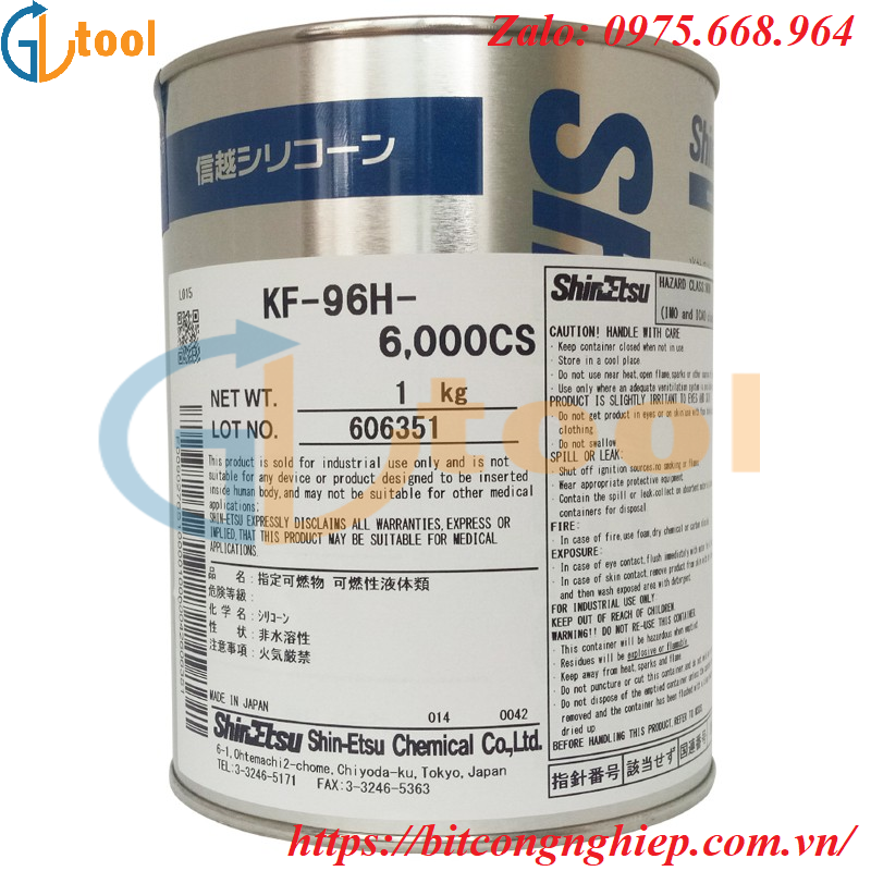 ShinEtsu KF-96H-6000CS - Dầu Silicone