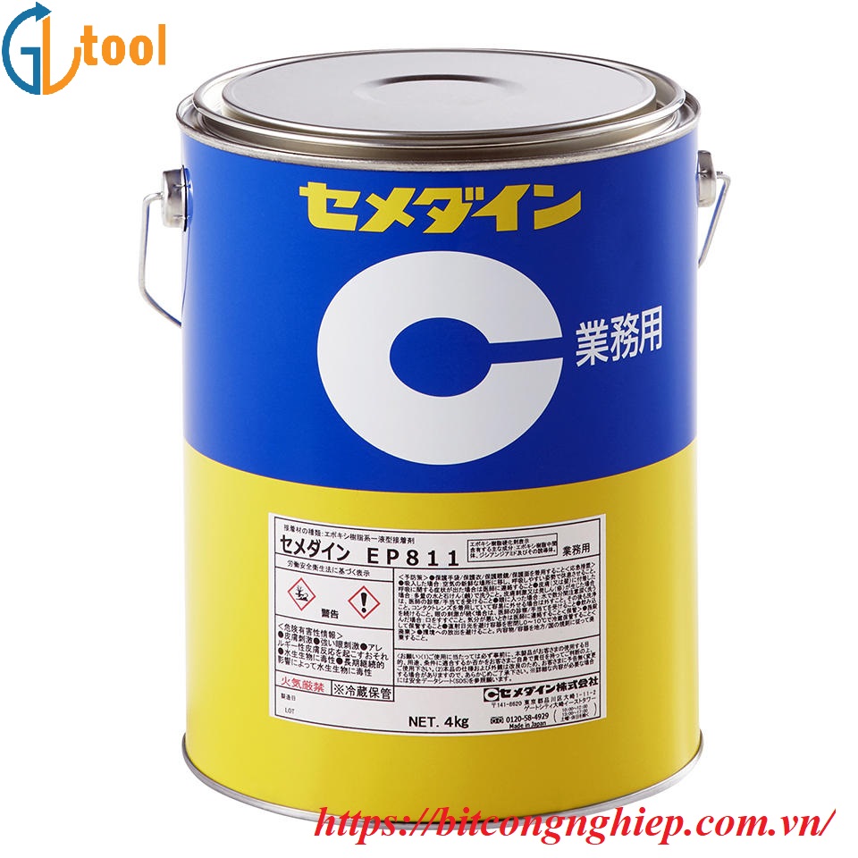 Keo Epoxy chịu nhiệt - Cemedine EP811