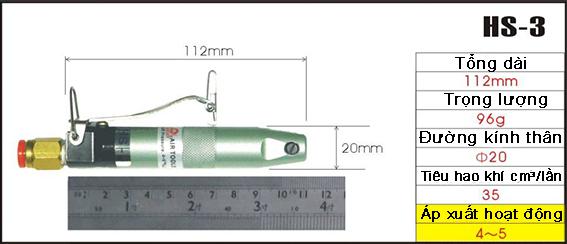 Thân kìm cắt khí nén Quicher HS-3